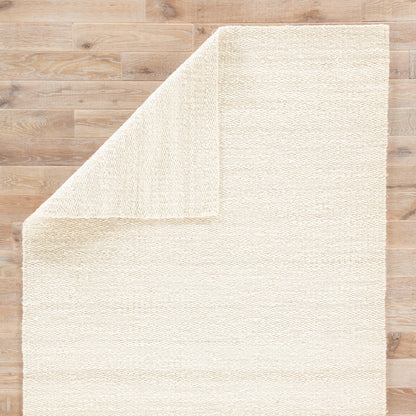 Hutton Rug by Jaipur Living in white. Made from 100% jute in a unique style.