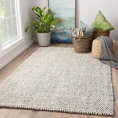 Naturals Tobago NAT26 Rug by Jaipur Living in white, black. Made from 100% jute in a unique style.