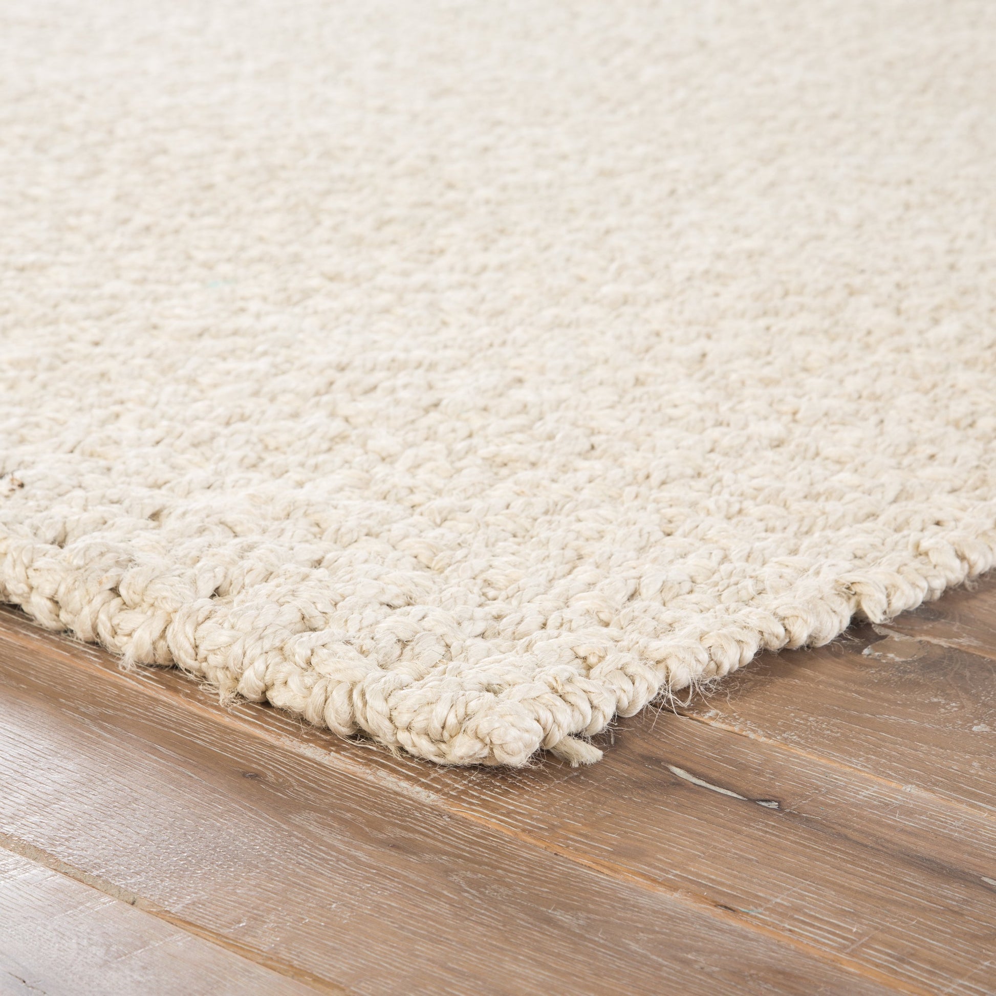 Naturals Tobago NAT31 Rug by Jaipur Living in white. Made from 100% jute in a unique style.