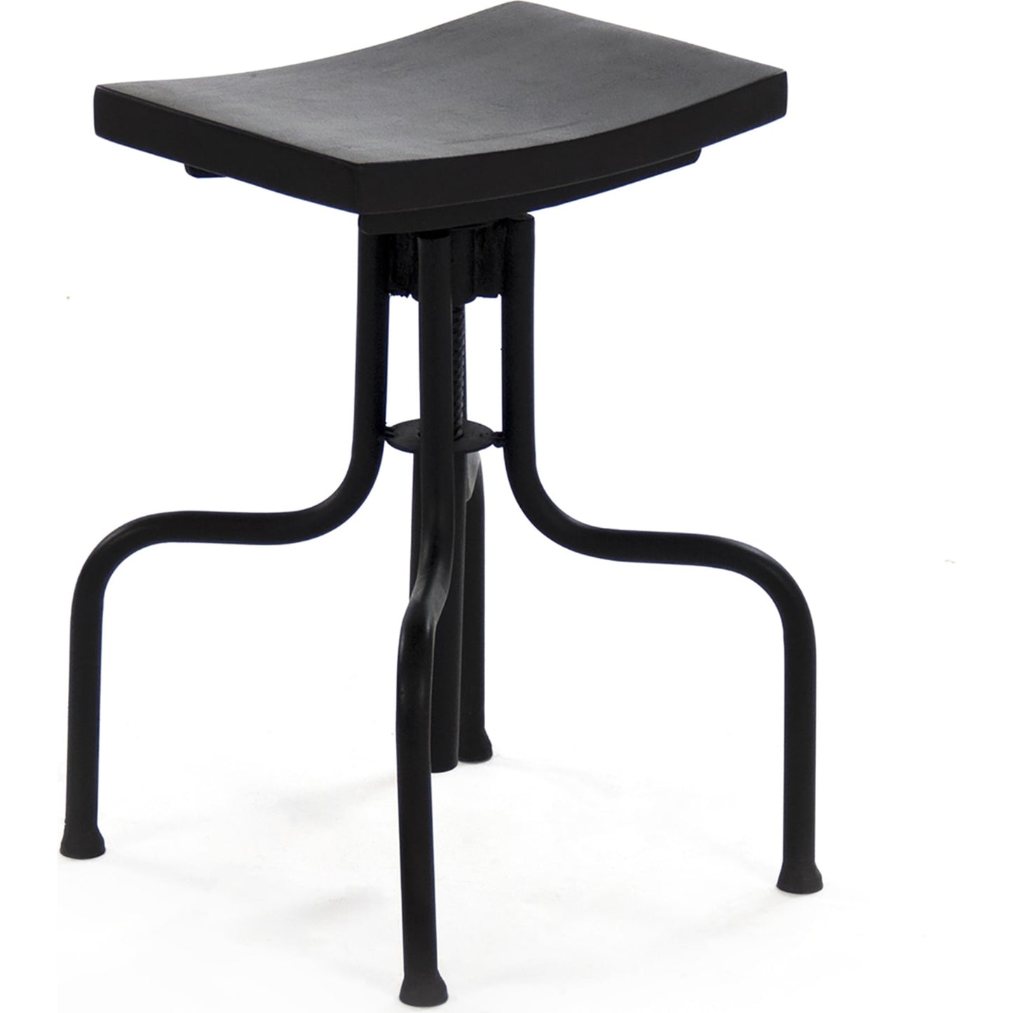 003 S-337123 | Additional Silo | Evolution Crutch Bar Stool by Zentique in dark walnut and recycled wood, metal. Made from recycled wood, metal in a modern style.