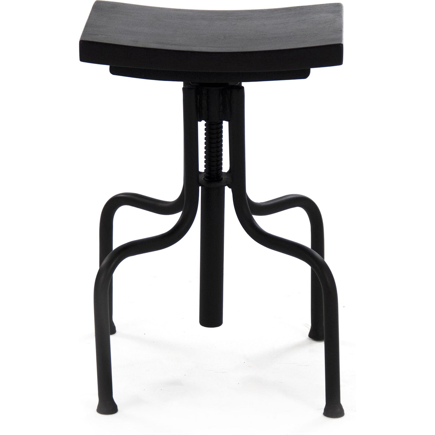 002 S-337123 | Additional Silo | Evolution Crutch Bar Stool by Zentique in dark walnut and recycled wood, metal. Made from recycled wood, metal in a modern style.