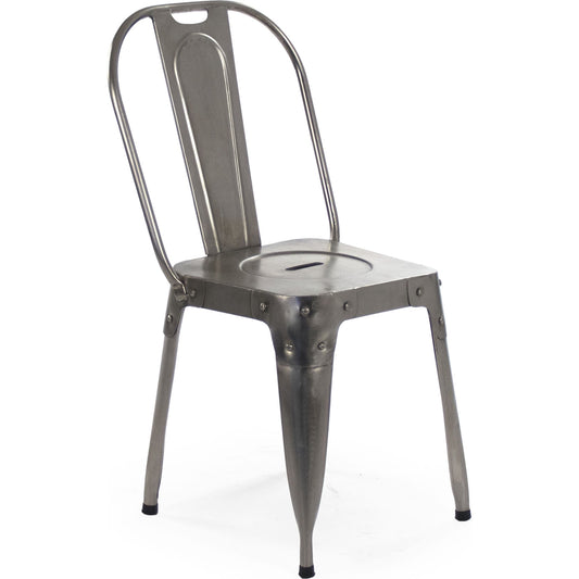 Vintage Chair by Zentique in metal. Made from metal in a traditional style.
