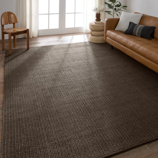 Nirvana Premium Iver NIP06 Rug by Jaipur Living in dark gray. Made from 50% polyester, 50% polypropylene in a unique 