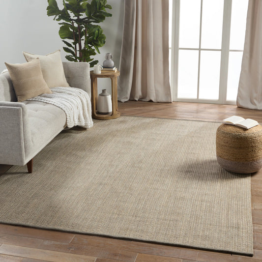 Nirvana NIR04 Indoor/Outdoor Rug by Jaipur Living in taupe, cream. Made from 60% polypropylene, 20% viscose, 20% polyester in a unique style.