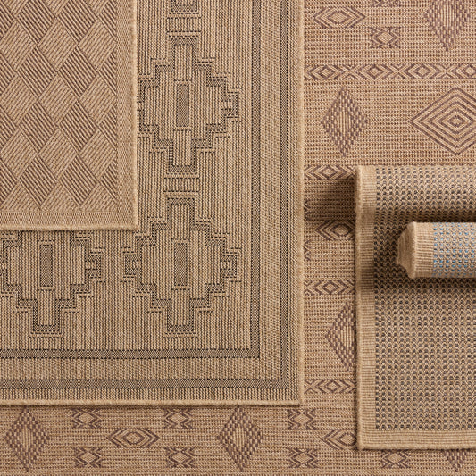 Nambe NMB05 Rug by Jaipur Living in brown. Made from 100% polypropylene in a unique style.