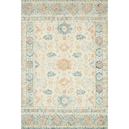 Norabel Aubrey Rug by Loloi. Made from 100% wool in a cottage & farmhouse style.