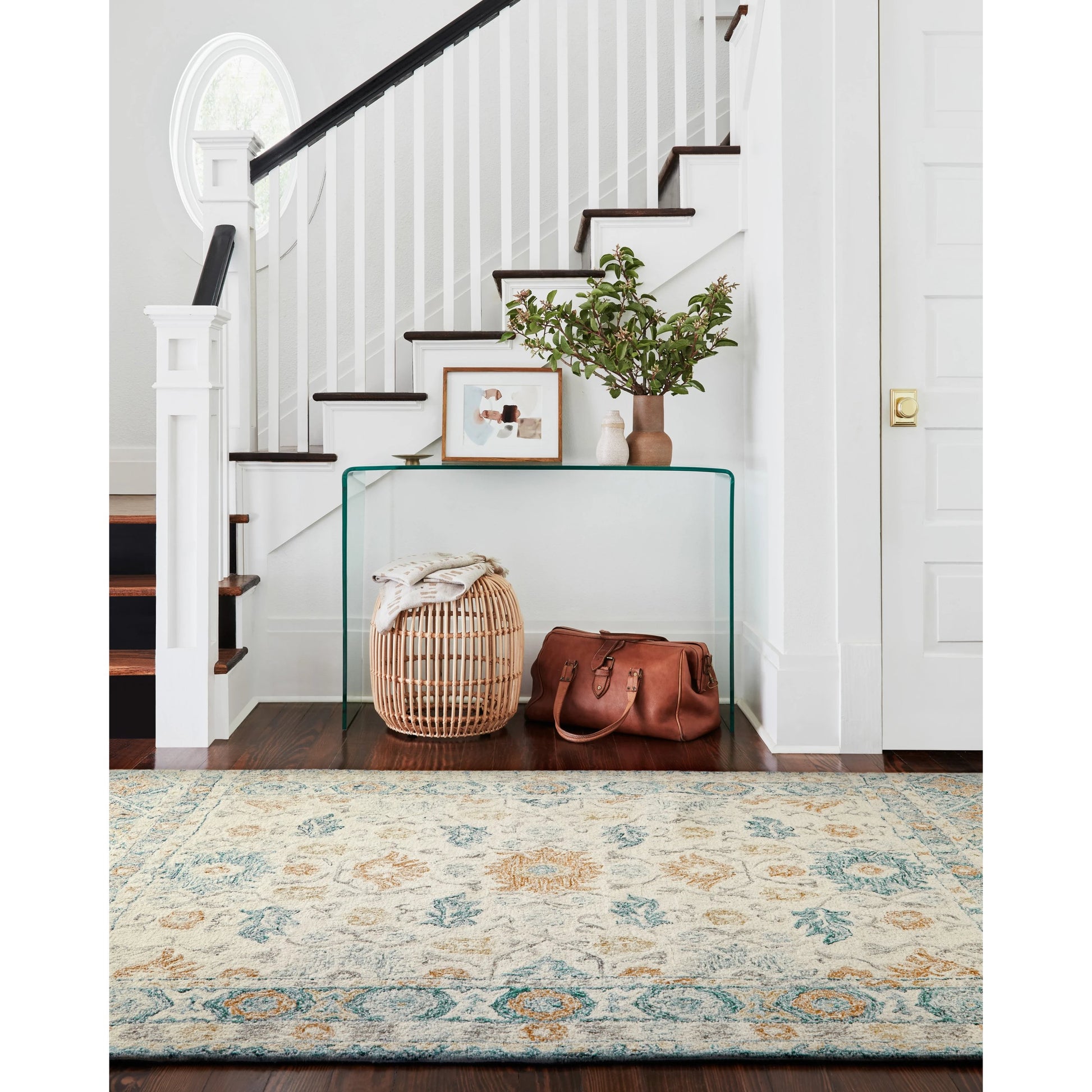 Norabel Aubrey Rug by Loloi. Made from 100% wool in a cottage & farmhouse style.