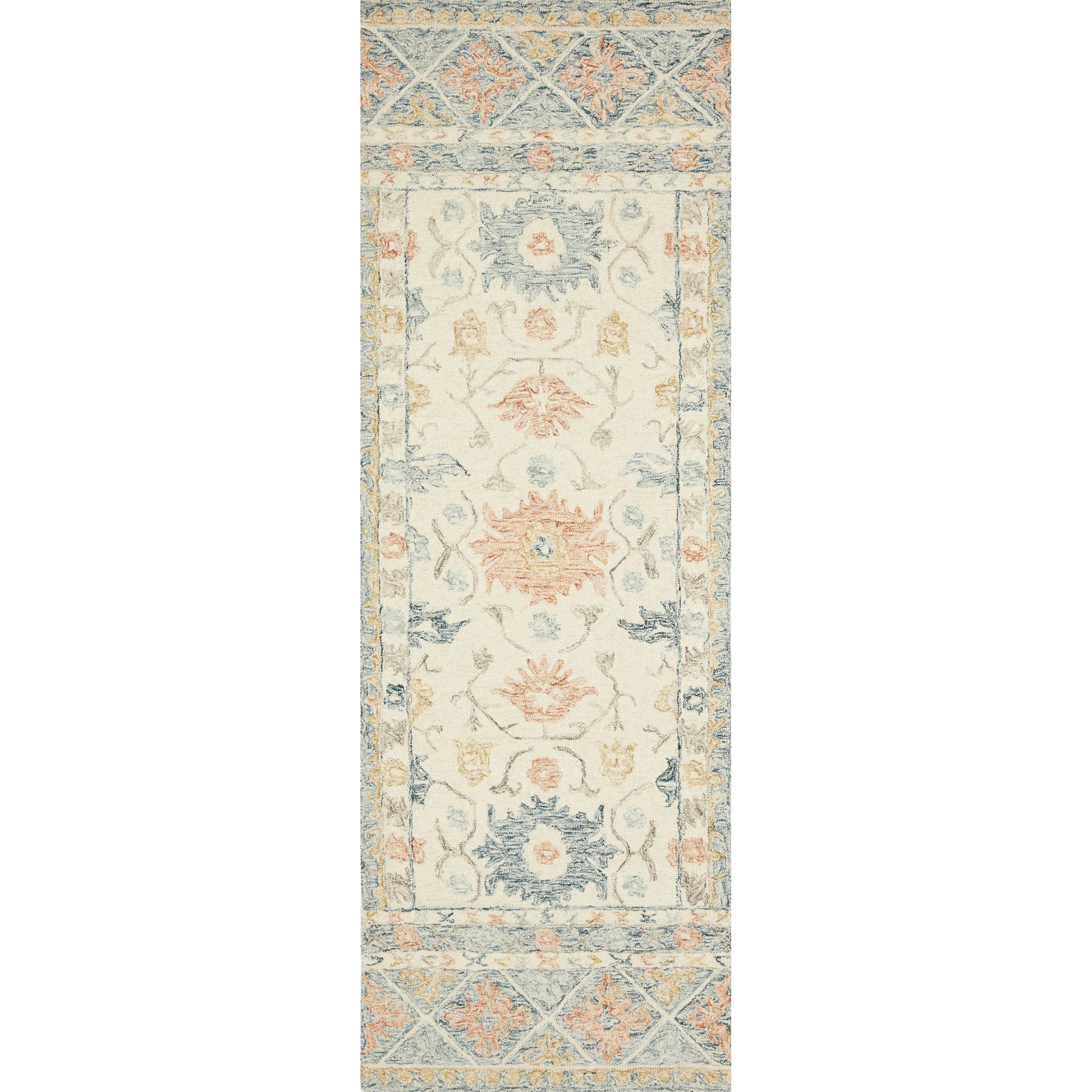 Norabel Aubrey Rug by Loloi. Made from 100% wool in a cottage & farmhouse style.