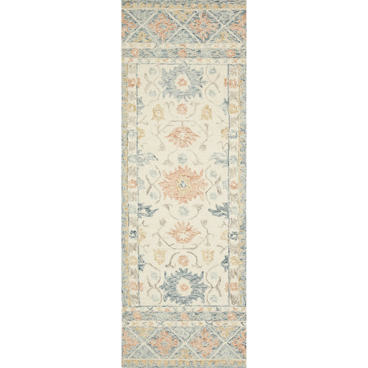Norabel Aubrey Rug by Loloi. Made from 100% wool in a cottage & farmhouse style.