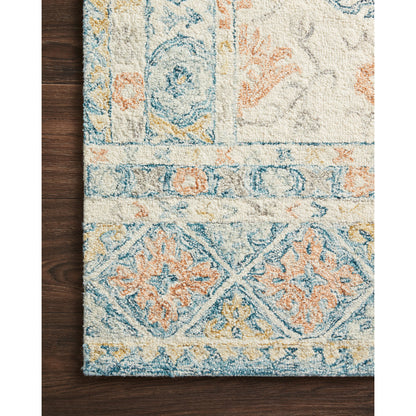 Norabel Aubrey Rug by Loloi. Made from 100% wool in a cottage & farmhouse style.