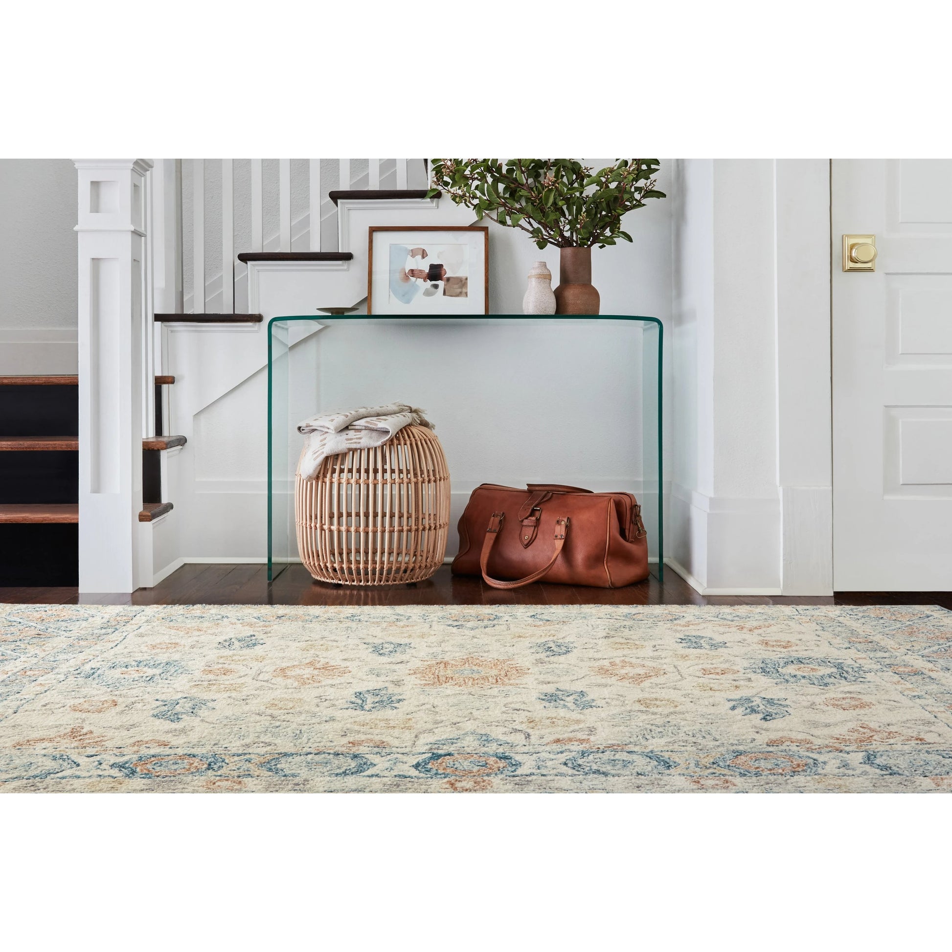 Norabel Aubrey Rug by Loloi. Made from 100% wool in a cottage & farmhouse style.