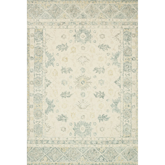 Norabel Aubrey Rug by Loloi. Made from 100% wool in a cottage & farmhouse style.