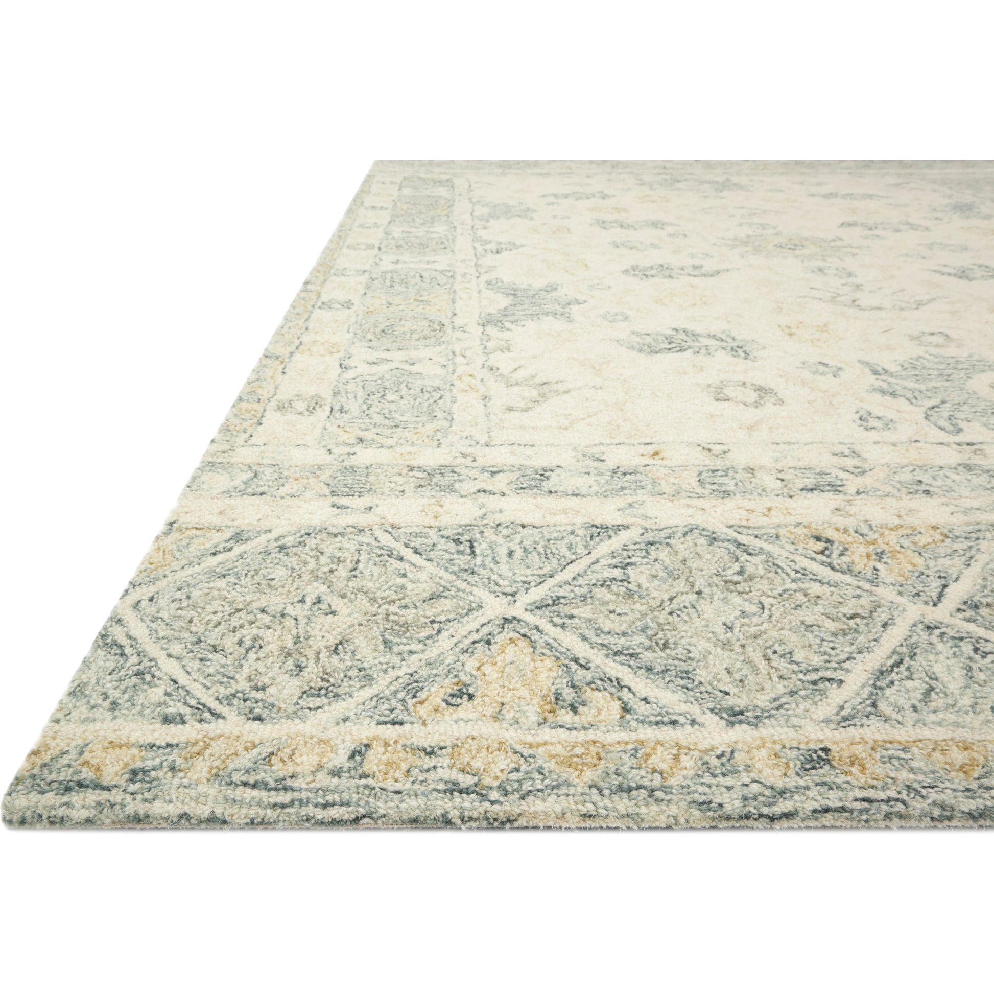 Norabel Aubrey Rug by Loloi. Made from 100% wool in a cottage & farmhouse style.