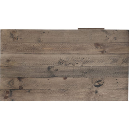 Nevada Chest by LH Imports in dark driftwood. Made from reclaimed pine in a coastal style.