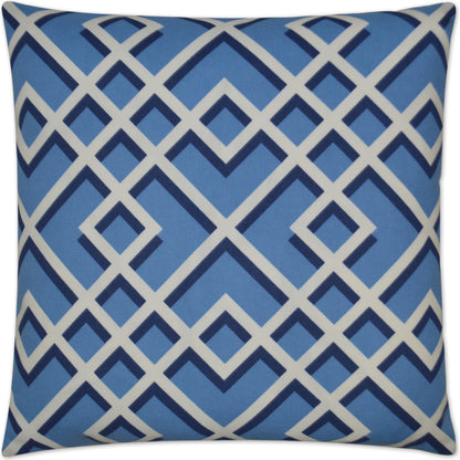 Pergola Pillow by DV Kap Home in coral. Made from 100% spun polyester in a modern style.