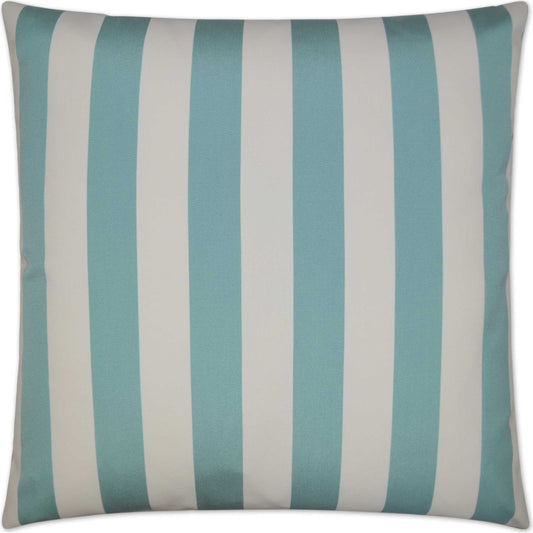 Cafe Stripe Pillow by DV Kap Home. Made from 100% solution dyed acrylic in a cottage & farmhouse style.