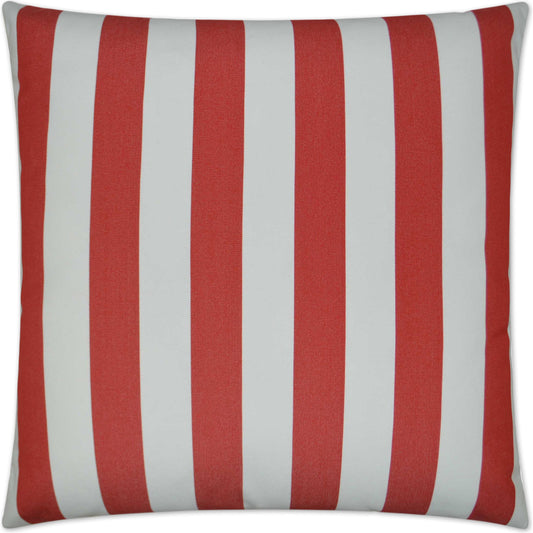 Cafe Stripe Pillow by DV Kap Home. Made from 100% solution dyed acrylic in a cottage & farmhouse style.