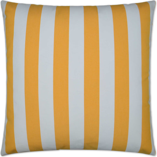 Cafe Stripe Pillow by DV Kap Home. Made from 100% solution dyed acrylic in a cottage & farmhouse style.