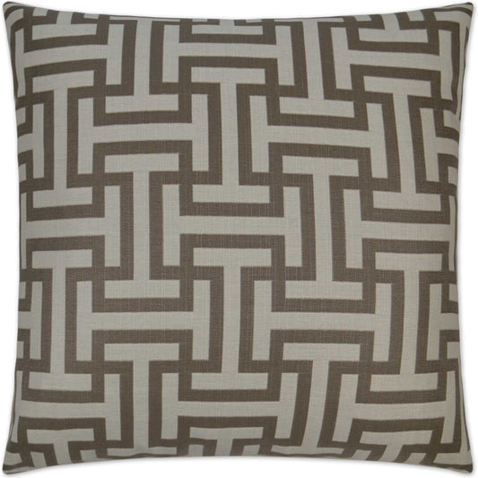 Wyndham Pillow by DV Kap Home in pumice. Made from 100% solution dyed acrylic in a modern style.
