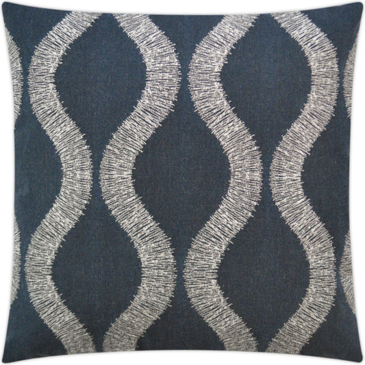 Overlock Pillow by DV Kap Home. Made from 100% sunbrella acrylic in a modern style.