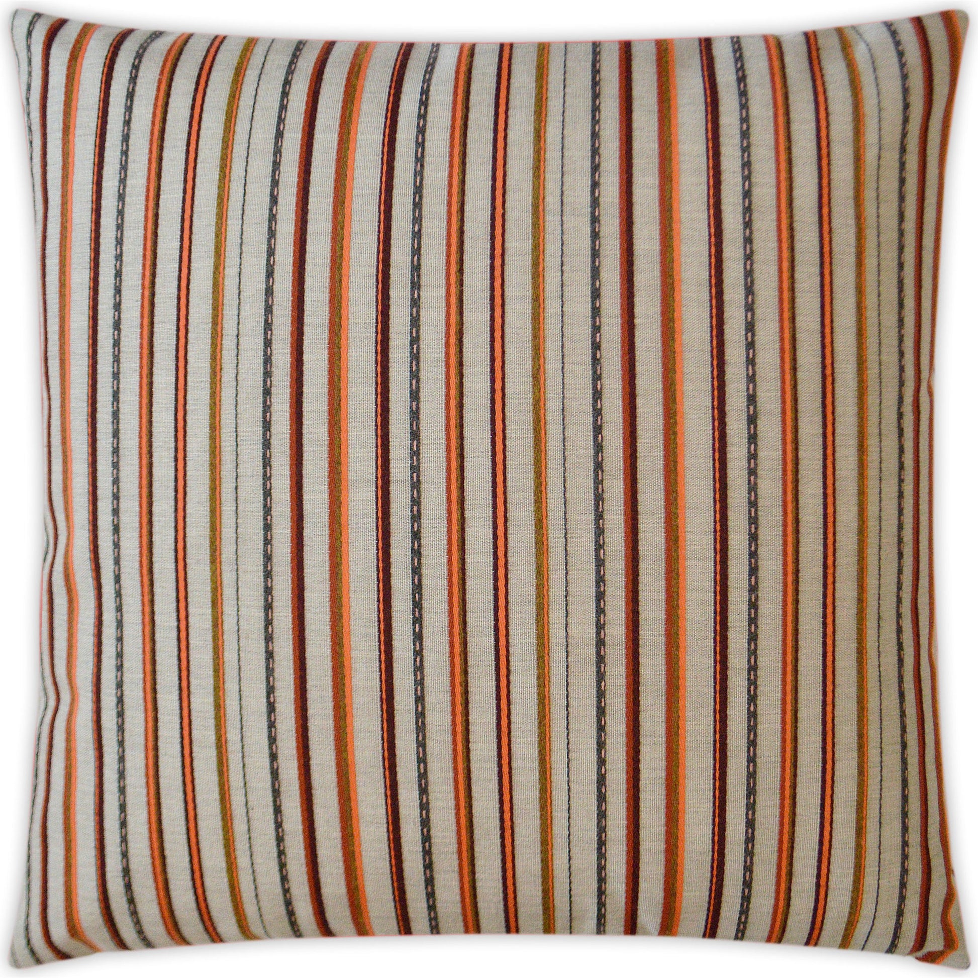 Cullen Pillow by DV Kap Home in garnet. Made from 100% sunbrella acrylic in a modern style.