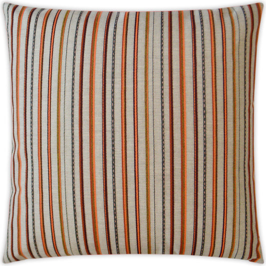 Cullen Pillow by DV Kap Home in garnet. Made from 100% sunbrella acrylic in a modern style.