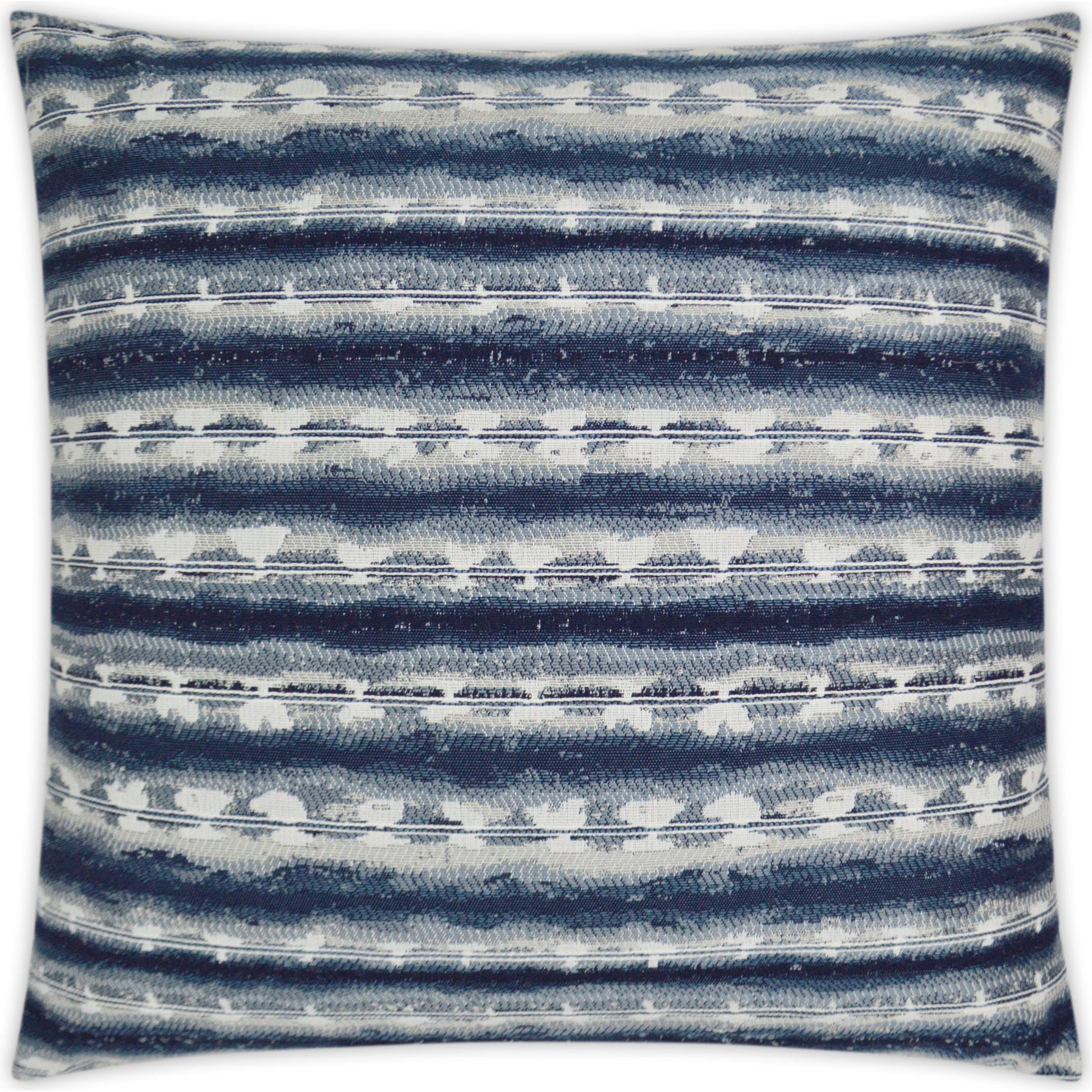 Sunshibo Stripe Pillow by DV Kap Home in natural. Made from 85% solution dyed polyester, 15% solution dyed acrylic in a eclectic & global style.