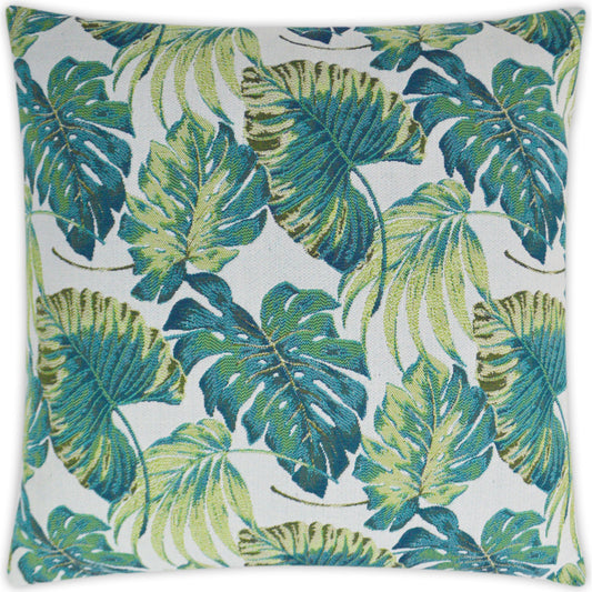 Sunpalm Pillow by DV Kap Home in natural. Made from 100% solution dyed acrylic in a coastal style.