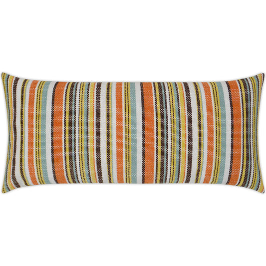 Fancy Stripe Pillow by DV Kap Home. Made from 100% solution dyed polyester in a modern style.