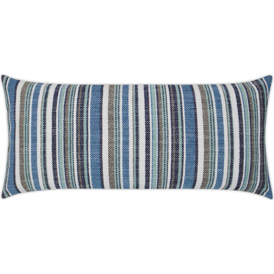 Fancy Stripe Pillow by DV Kap Home. Made from 100% solution dyed polyester in a modern style.