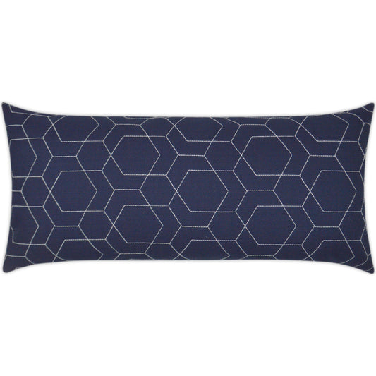 Hex Quilt Pillow by DV Kap Home. Made from 100% solution dyed polyester in a modern style.