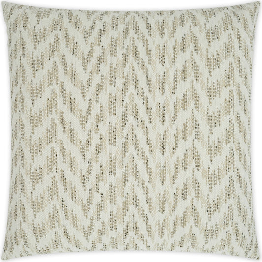 Sliderule Pillow by DV Kap Home in natural. Made from 100% solution dyed polyester in a modern style.