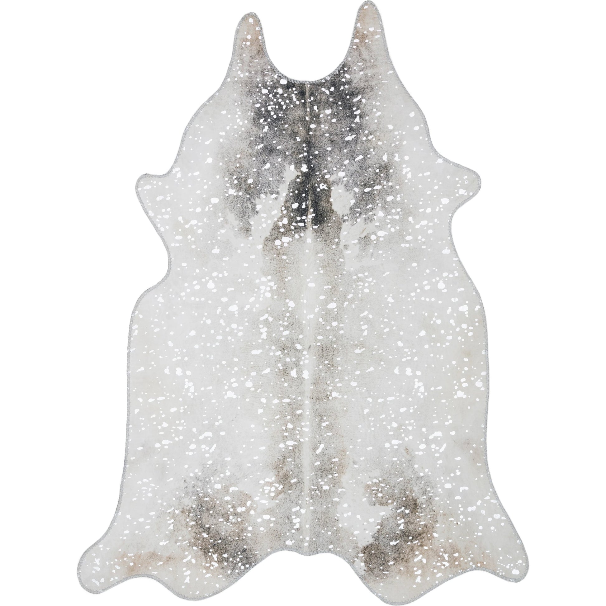 Odessa ODE-02 Rug by Loloi in silver, gray. Made from 100% polyester in a rustic style.