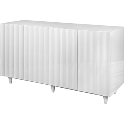 Odette Scalloped Front Cabinet by Worlds Away in black and black. Made from hardwood solids, mdf, metal in a modern style.