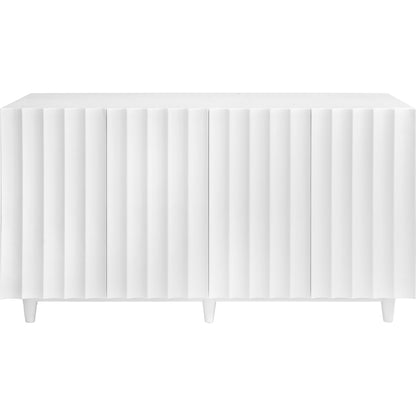 Odette Scalloped Front Cabinet by Worlds Away in black and black. Made from hardwood solids, mdf, metal in a modern style.