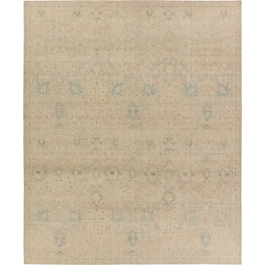 Onessa ONE04 Rug by Jaipur Living in tan, blue. Made from 100% wool in a unique style.