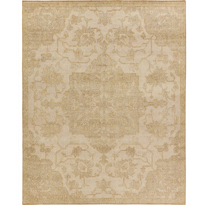 Onessa ONE07 Rug by Jaipur Living in tan, gold. Made from 100% wool in a unique style.