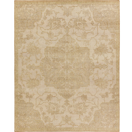 Onessa ONE07 Rug by Jaipur Living in tan, gold. Made from 100% wool in a unique style.