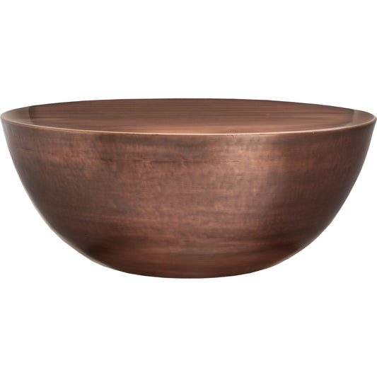 Conga Coffee Table Copper by Moe's Home Collection in copper and metallic finish. Made from iron in a modern style.