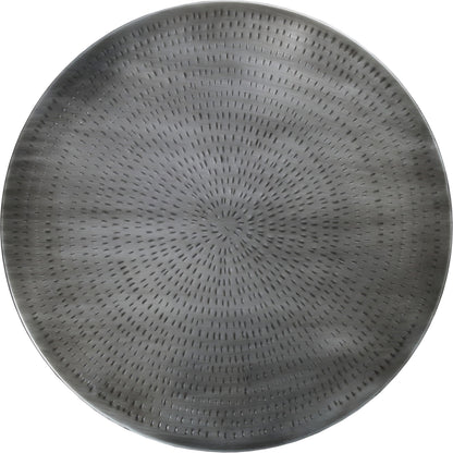 Conga Table by Moe's Home Collection in antique nickel and powder coated. Made from iron in a eclectic & global style.