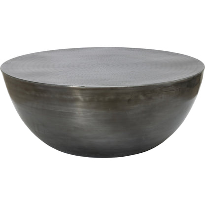 Conga Table by Moe's Home Collection in antique nickel and powder coated. Made from iron in a eclectic & global style.
