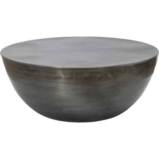 Conga Table by Moe's Home Collection in antique nickel and powder coated. Made from iron in a eclectic & global style.