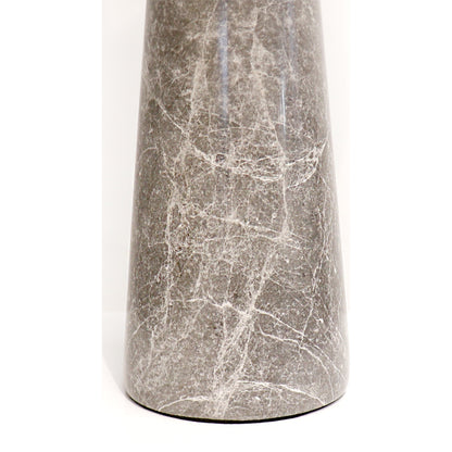 Marble Radiance Table Lamp by Pasargad Home in gold and gray. Made from marble in a transitional style.