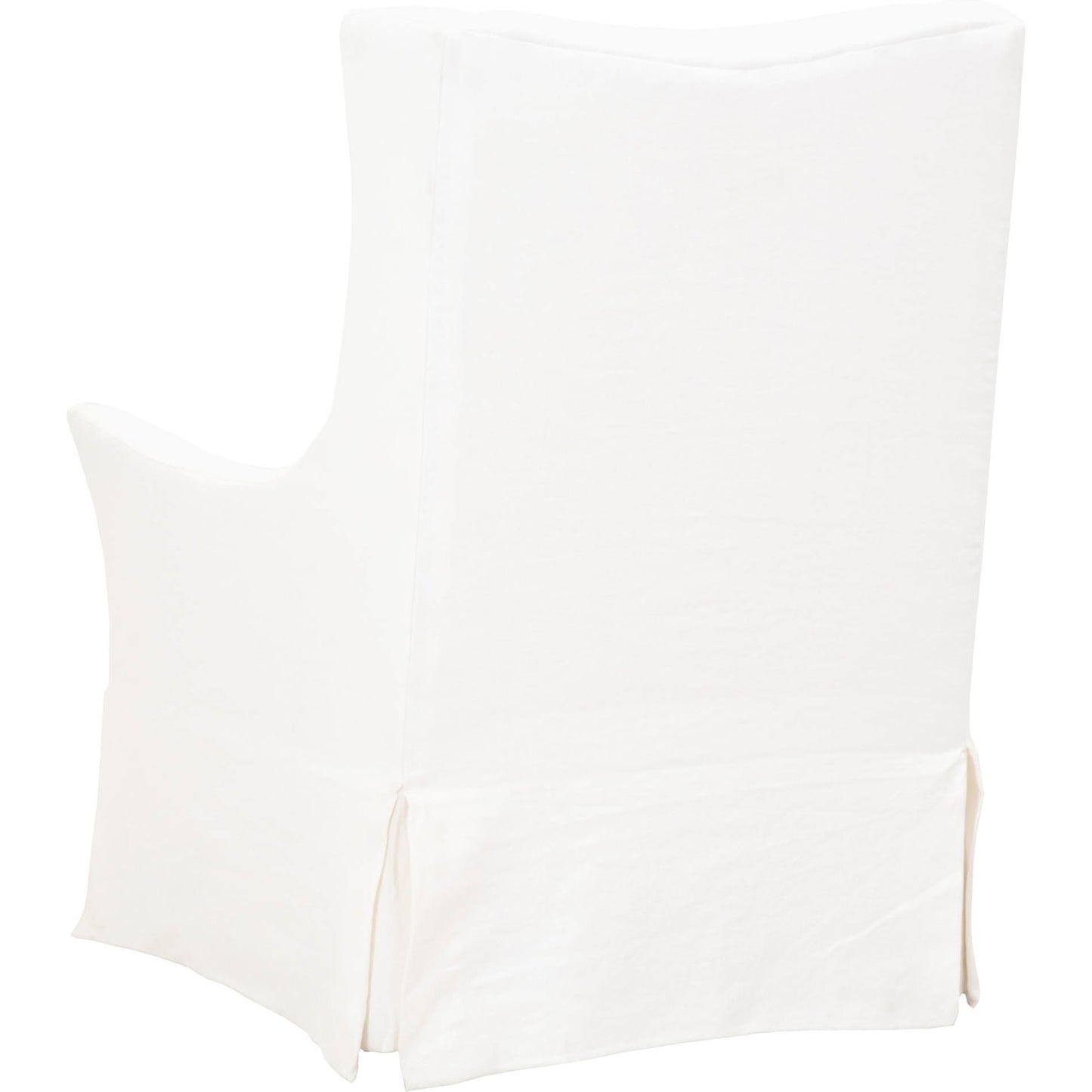 004 SR-387445 | Additional Silo | Otto Slipcover Swivel Club Chair by Essentials For Living in creme crepe. Made from 40% linen, 60% cotton in a transitional style.