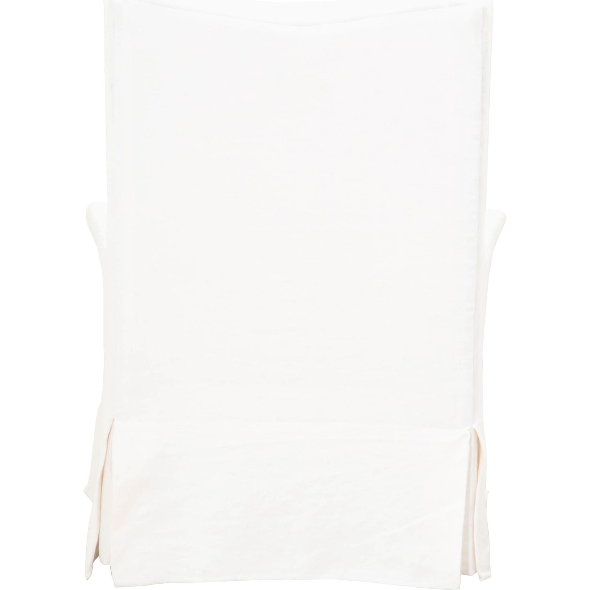 Otto Slipcover Swivel Club Chair by Essentials For Living in creme crepe. Made from 40% linen, 60% cotton in a transitional style.