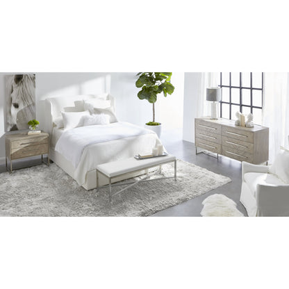 Otto Slipcover Swivel Club Chair by Essentials For Living in creme crepe. Made from 40% linen, 60% cotton in a transitional style.