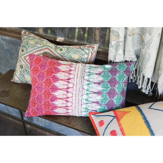 P0314 Pillow by Loloi in multi. Made from 100% polyester in a eclectic & global style.