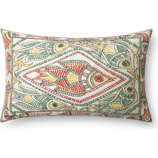 P0314 Pillow by Loloi in multi. Made from 100% polyester in a eclectic & global style.