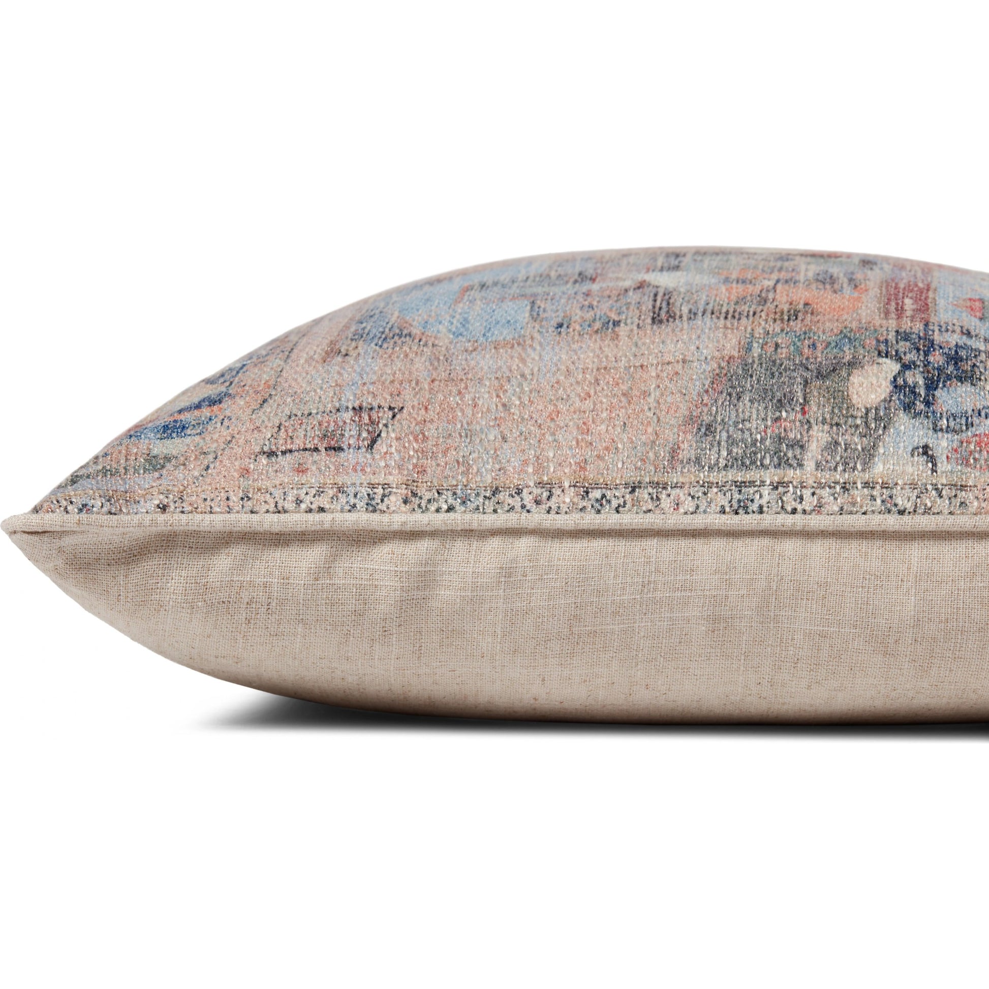 PLL0008 by Loloi in taupe, multi. Made from cotton, linen in a transitional style.
