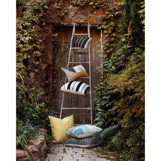 Paia Pillow by Loloi in teal, multi. Made from 100% polyester in a modern style.